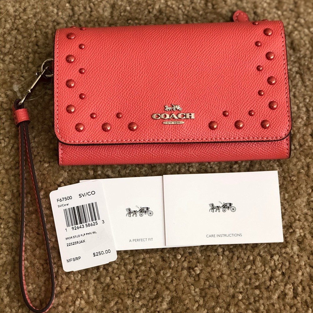Coach phone wallet